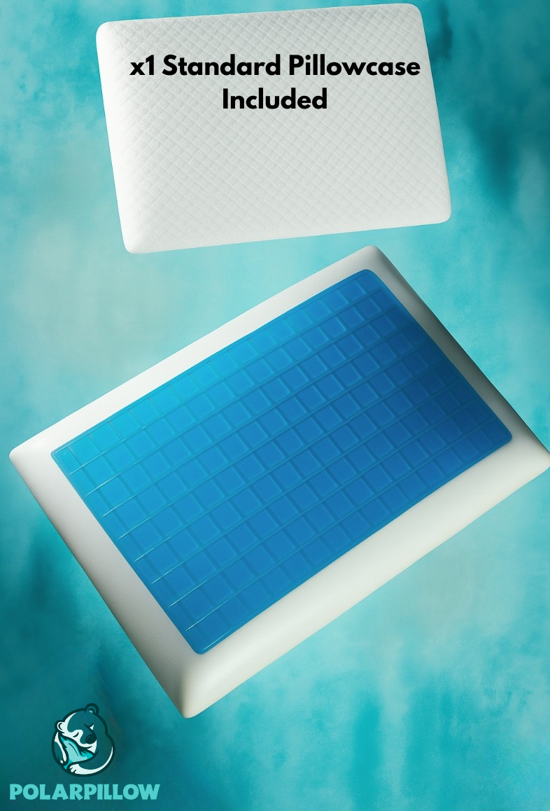 The PolarPillow™ Glacier Blue