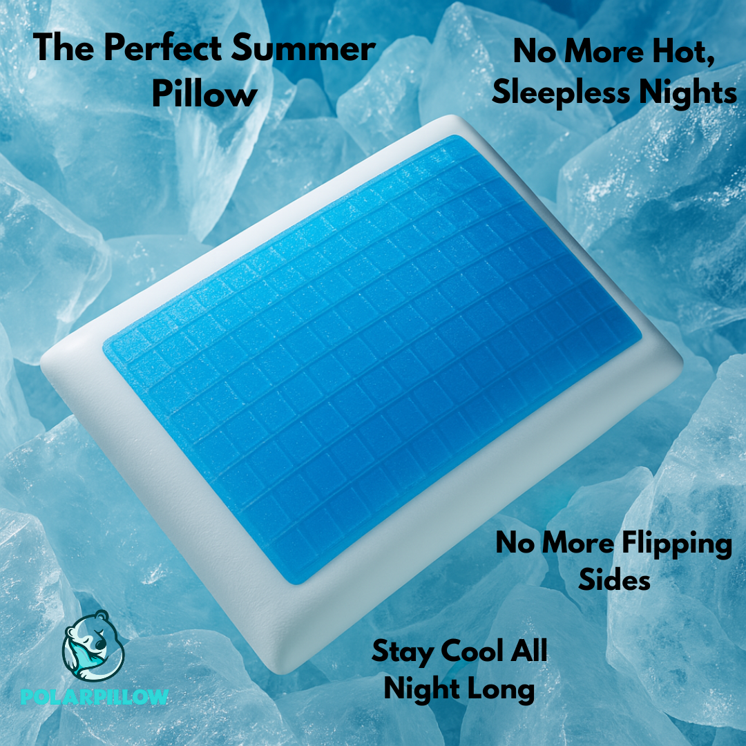 The PolarPillow™ Glacier Blue