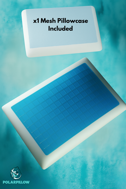 The PolarPillow™ Glacier Blue